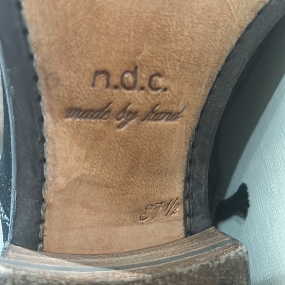 n.d.c. made by hand  Sunday Boot  Nero/Pewter. 37.5 - Picture 5 of 10